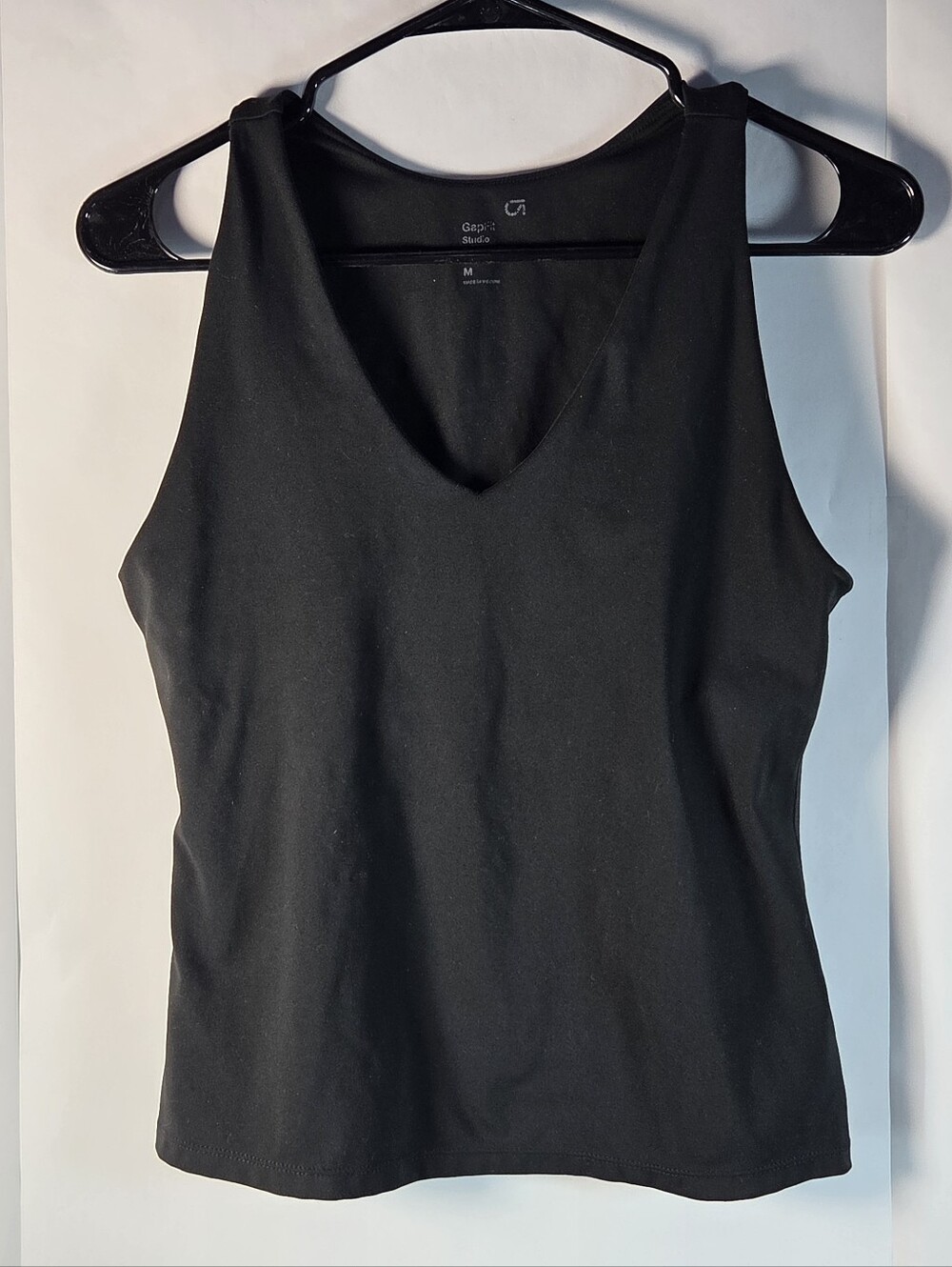 GAP Black V-Neck Tank Top